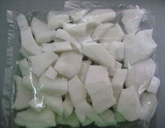 Frozen coconut meat