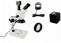 VGA 7-45X Trinocular Stereo Microscope