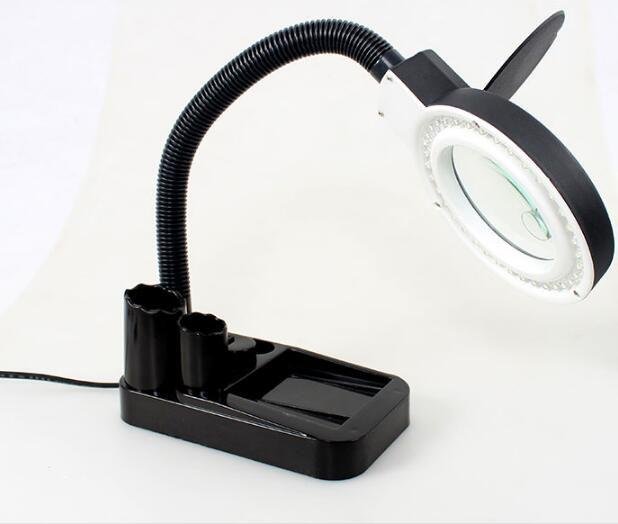 10x HD LED Lamp Desktop Magnifying Glass For Fix Phone Motherboard 3