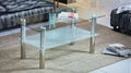 glass coffee table