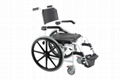 3 in 1 Commode Shower Chair, Transport Commode Wheelchair, Shower Wheelchair 3