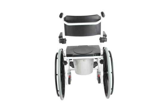 3 in 1 Commode Shower Chair, Transport Commode Wheelchair, Shower Wheelchair 4