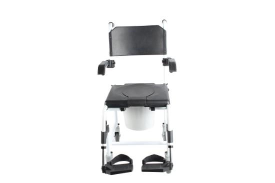 3 in 1 Commode Shower Chair, Transport Commode Wheelchair, Shower Wheelchair 2