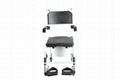 3 in 1 Commode Shower Chair, Transport Commode Wheelchair, Shower Wheelchair 2