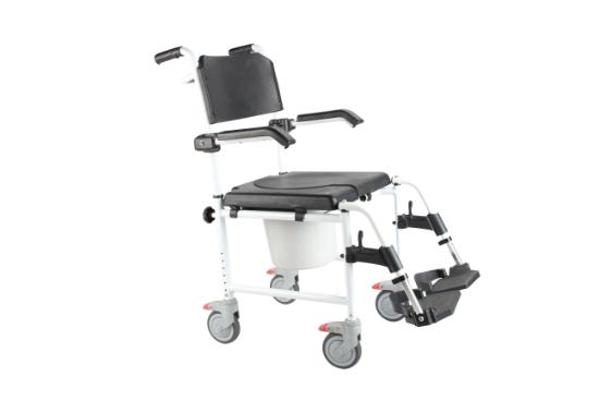 3 in 1 Commode Shower Chair, Transport Commode Wheelchair, Shower Wheelchair 3