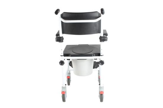 3 in 1 Commode Shower Chair, Transport Commode Wheelchair, Shower Wheelchair 4