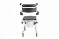 3 in 1 Commode Shower Chair, Transport Commode Wheelchair, Shower Wheelchair 4