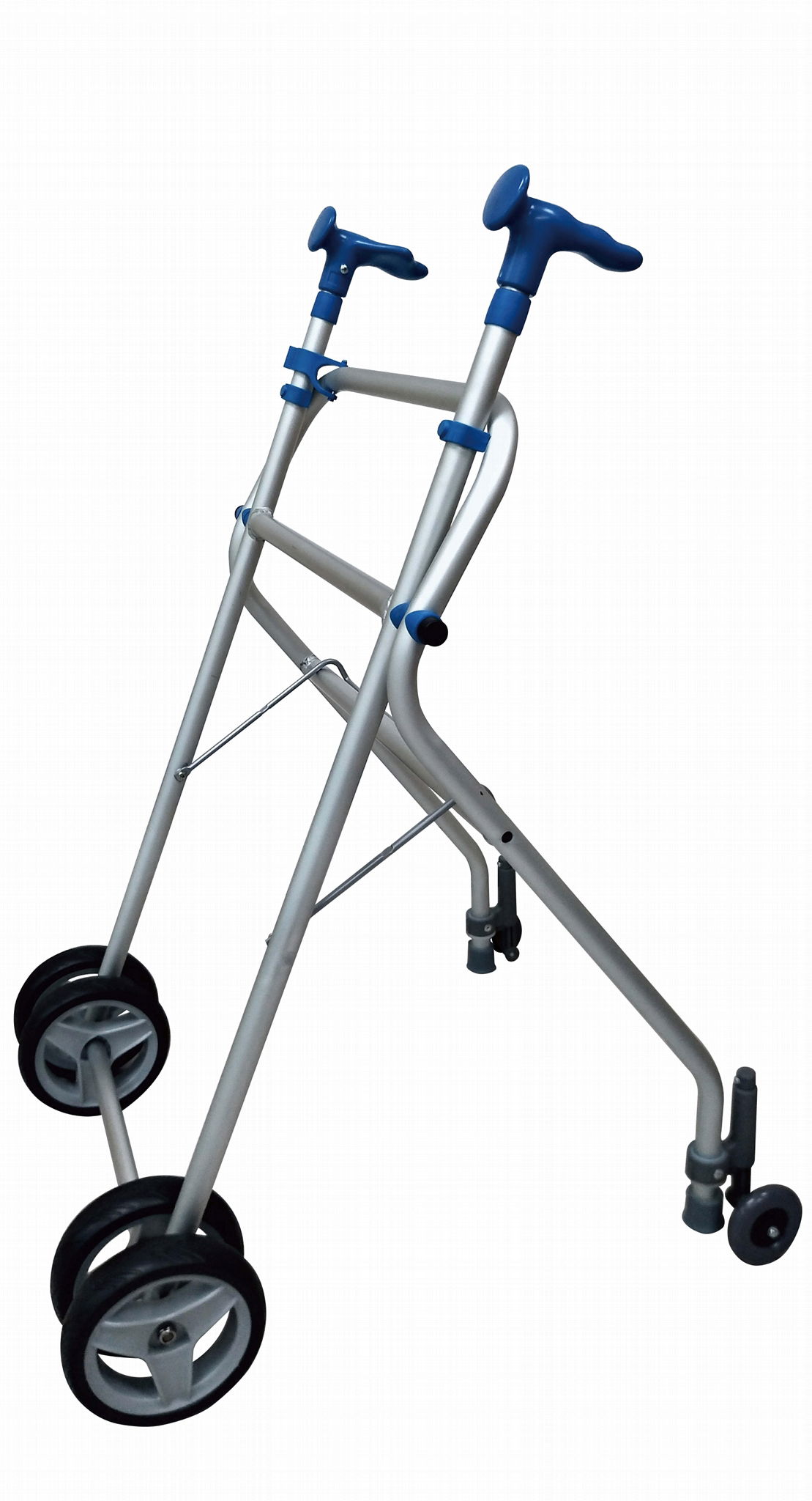 Aluminum Walker, Lightweight Folding Walker, Height Adjustable Walker