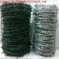 2 twisted wires with 4 spikes galvanized barbed wire