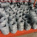  galvanized steel coil barb wire mesh fence