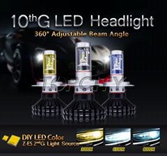 Topcity Factory G10 H4 Hi Lo 120W LED Headlight High Power Auto Head Lamp
