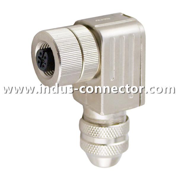 M12 A code male female metal assembly connector ip67 ip68 waterproof  3