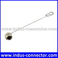 Antenna connector with ring shielded ethernet m8 elbow cap 2