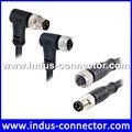 M8 3 pin 4 pin male female cable wire connector customized ip67 ip68 protection 4