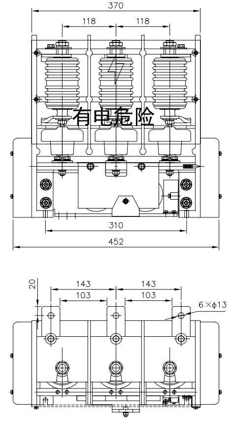 JCZ5-160A/7.2KV高壓真空接觸器 2