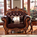 New European leather living room luxury  sofa  4