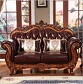 New European leather living room luxury  sofa  3