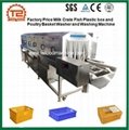 Food Industry Plastic Crate Pallet Tray Basket Washer Washing Machine 4
