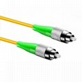 FC/APC-FC/APC Connector Singlemode Simplex 2.0mm Cable Fiber Optic Patch Cord 2