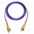 ST/PC-ST/PC Connector Singlemode Duplex Fiber Optic Patch Cord 1