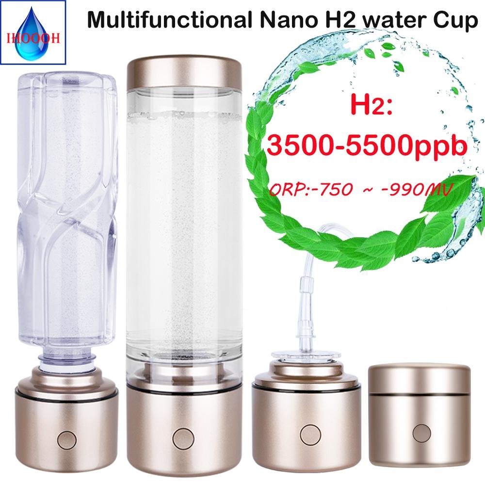 Portable Nano High concentration hydrogen generator water bottle