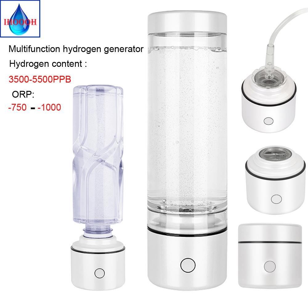 High Hydrogen rich H2 Nanometre water bottle SPE Electrolytic ion membrane
