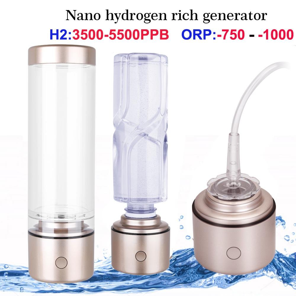 Nano High Hydrogen rich Water generator cup SPE Breathing hydrogen drinking