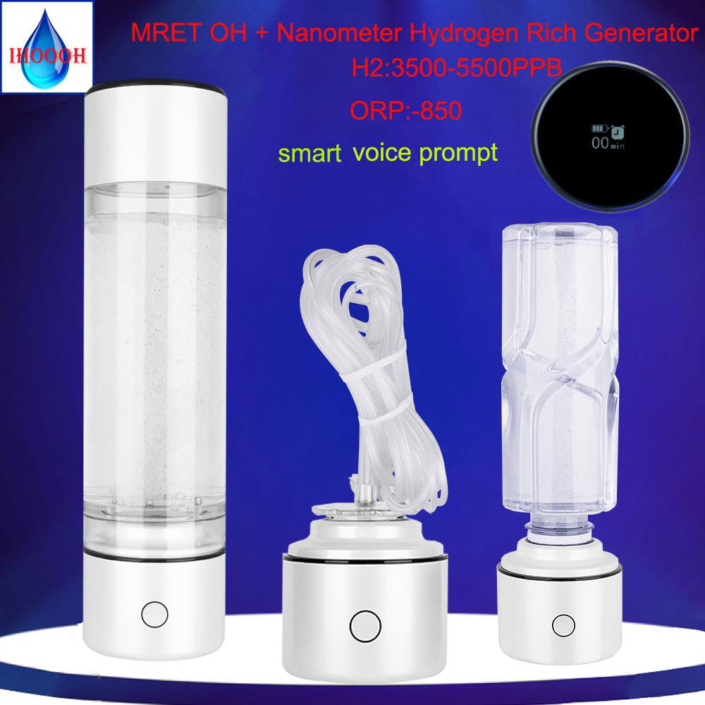 5000PPB Smart nano high hydrogen generator MRET OH 7.8Hz Molecular Resonance