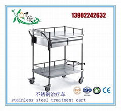 stainless steel cure cart