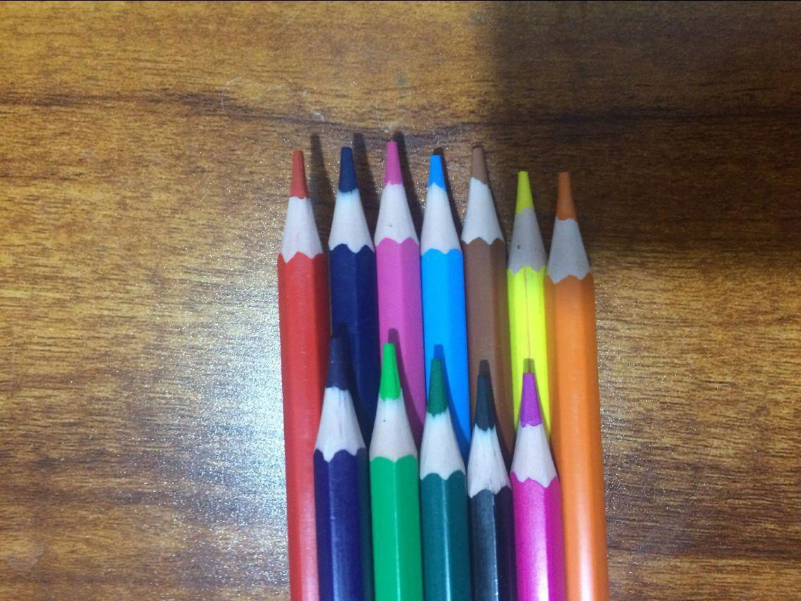 Hot  Sale 12pcs color pencil in paper tube 12pcs color pencil set for kids 3