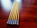 China stationary factory cheap wholesale gold color custom HB pencil 1