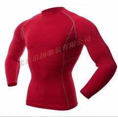 Training, multifunctional training, bottoming shirt long sleeves