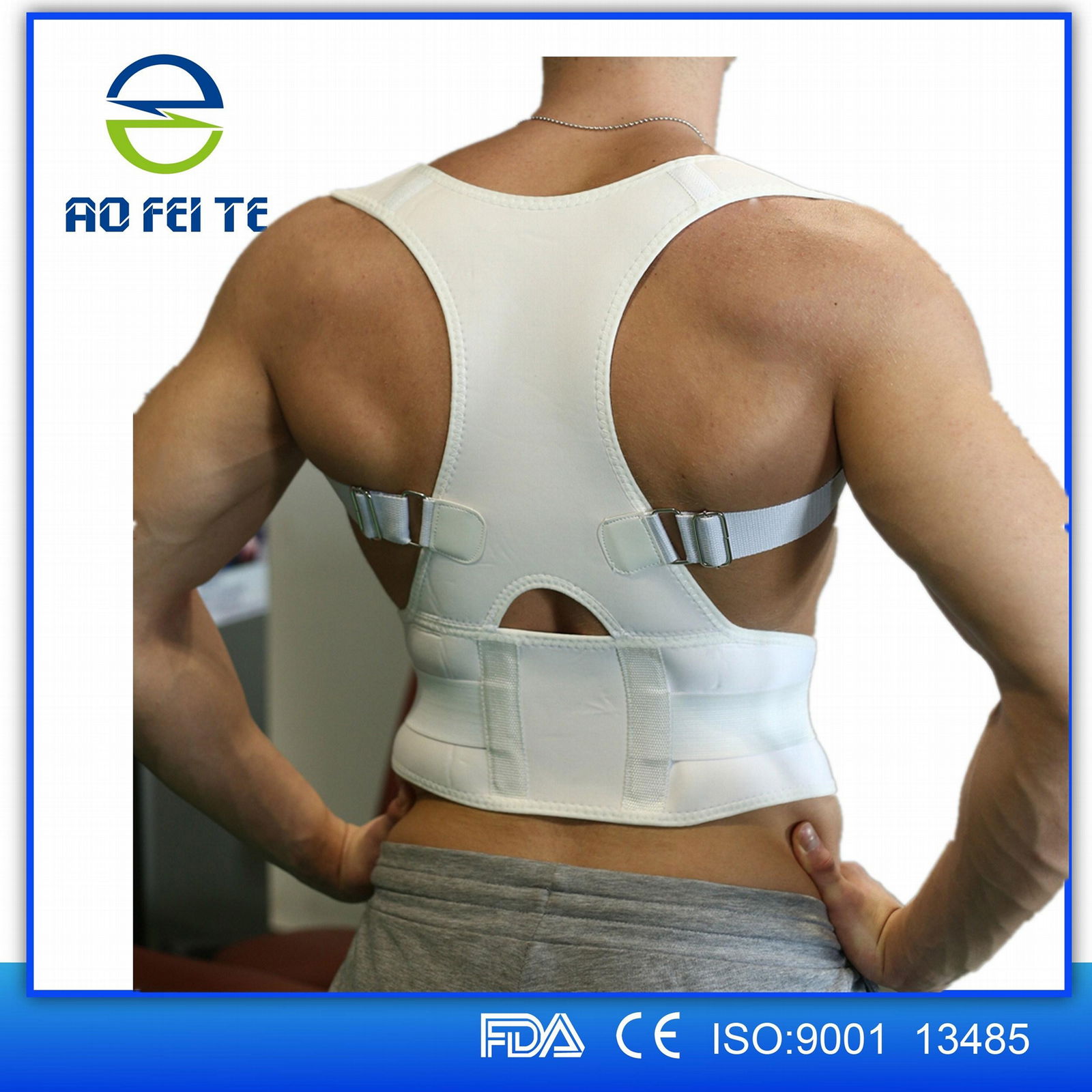  High Quality Neoprene Back Posture Support Shoulder Back Brace Posture correcto 4