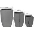 Factory sales high strength light weight waterproof garden urn flower pots 4