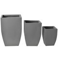 Factory sales light weight outdoor square ceramic flower pot for home and garden 1