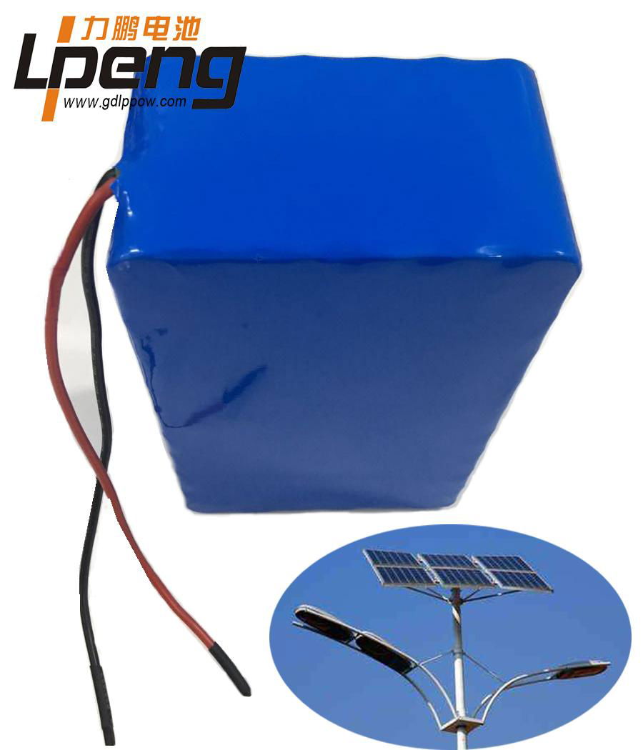 12V40AH太阳能路灯用锂电池组