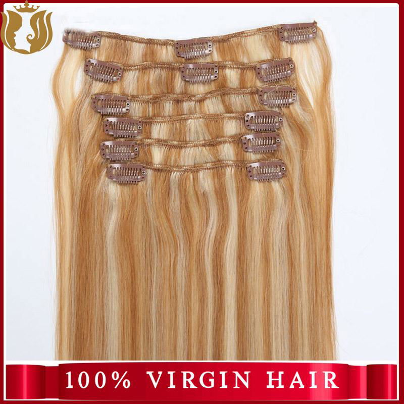 Wholesale Price Virgin Indian Hair Yaki Straight Human Hair Extension Double Dra