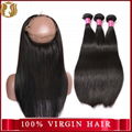 360 Full Frontal Lace Closure Bleached