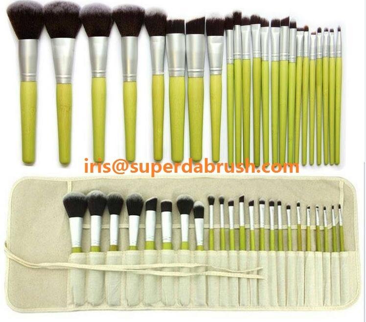 Shenzhen Superda Brush CO.,LTD making bamboo makeup brush set