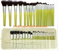 Shenzhen Superda Brush CO.,LTD making bamboo makeup brush set
