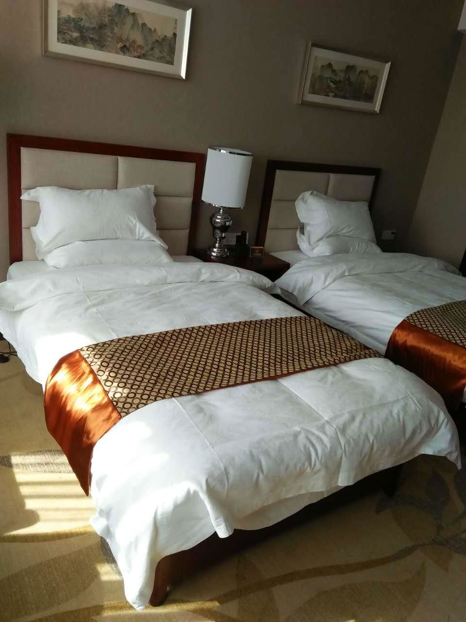酒店賓館傢具標間全套簡約現代快捷酒店公寓客房床定製 3