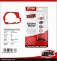 AEROPAK 85g Hi-Temp RTV Gasket Maker Silicone Sealant with Red/Black/Scarlet/Cop