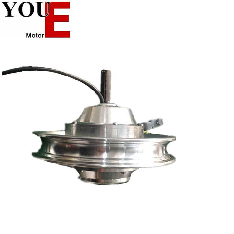 YOUE electromagnetic brake Brushless wheel dc hub motor for Wheelchair 2