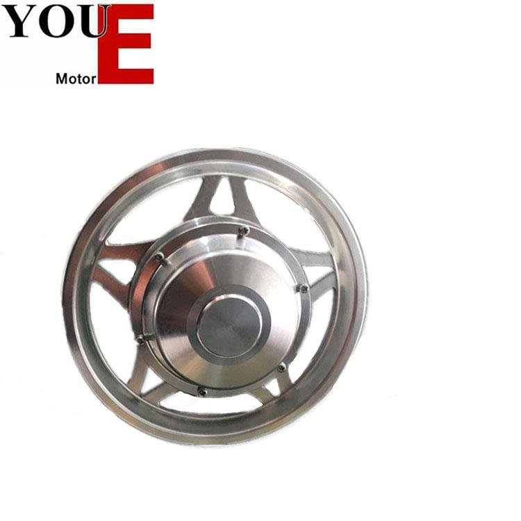 YOUE electromagnetic brake Brushless wheel dc hub motor for Wheelchair 3