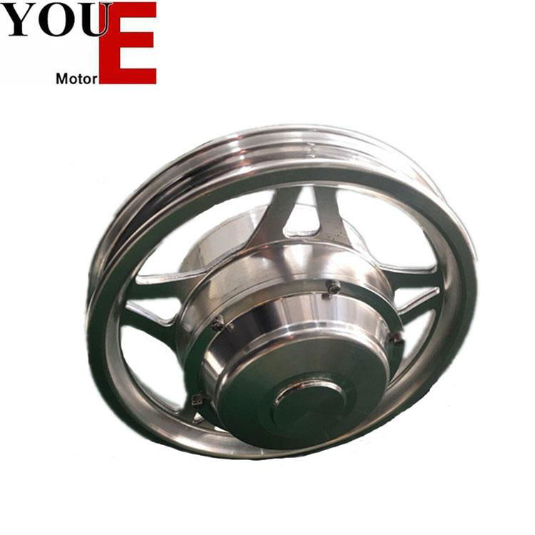 YOUE electromagnetic brake Brushless wheel dc hub motor for Wheelchair 4
