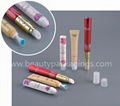 Custom Logo White BB Cream Cosmetic Tube With Black Screw Cap 5