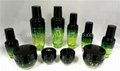 Stock Spray Purple Glass Cosmetic Serum Bottle And Eye Cream Jar 2
