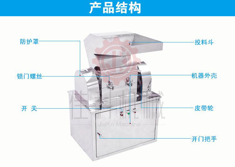 製藥機械（CSJ-100型）中藥材飲片顆粒粗碎機 4