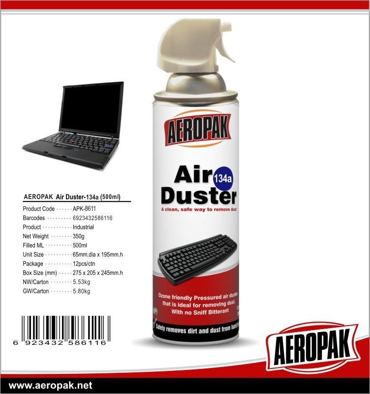 Air Duster Spray For Computer Compressed Spray Cleaner 134a 152a