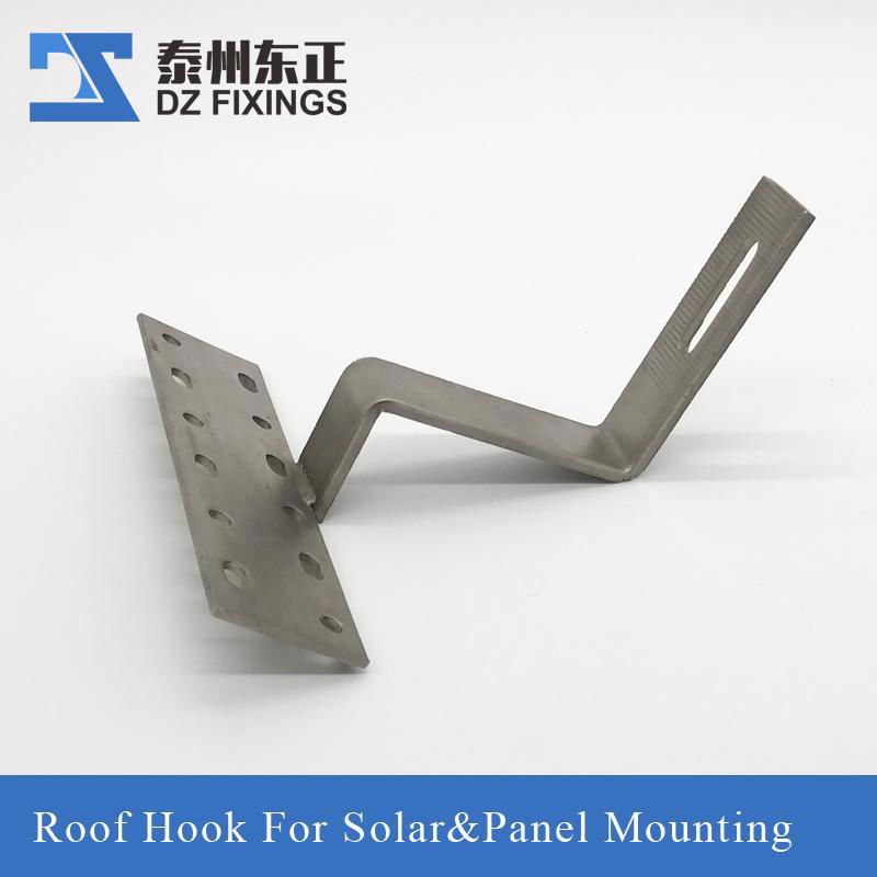 Stainless Steel 304 roof hook for solar mounting  4